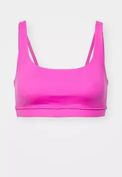 Спортивные бюстгальтеры с легкой поддержкой ANDY BRA SPLIT STRAP Girlfriend Collective, розовый