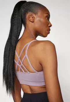 Спортивные бюстгальтеры с легкой поддержкой BRA SEAMLESS SOFT ODLO, цвет Gray Ridge/Grey Melange