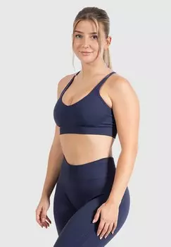 Спортивные бюстгальтеры с легкой поддержкой CETRINA SCRUNCH Smilodox, темно-синий