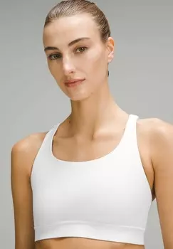 Спортивные бюстгальтеры с легкой поддержкой ENERGY lululemon, белый