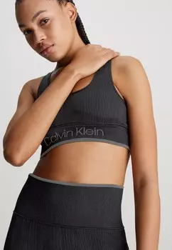 Спортивные бюстгальтеры с высокой поддержкой MEDIUM IMPACT Calvin Klein, черный