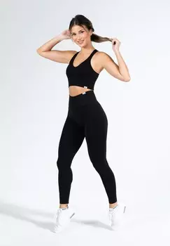 Спортивные бюстгальтеры со средней поддержкой AMAZE Smilodox, черный