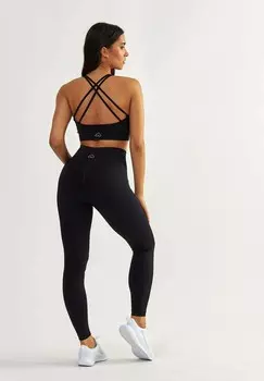 Спортивные бюстгальтеры со средней поддержкой QUEEN SEAMLESS BeShaped, черный