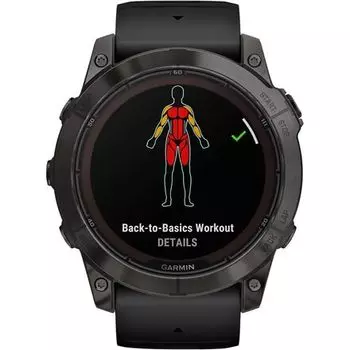 Спортивные часы Fenix 7X Pro с сапфировым стеклом и солнечной батареей Garmin, цвет Carbon Gray