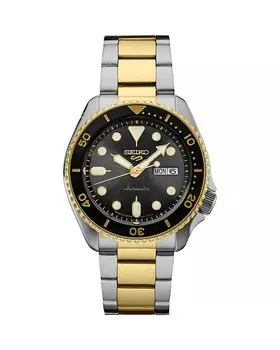 Спортивные часы Seiko Watch 5, 43 мм, черный