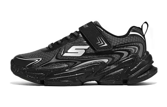 Спортивные детские кроссовки GS Low-top черного цвета Skechers