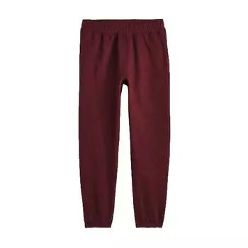 Спортивные джоггеры H&amp;M Relaxed Fit Cotton Joggers, темно-красный