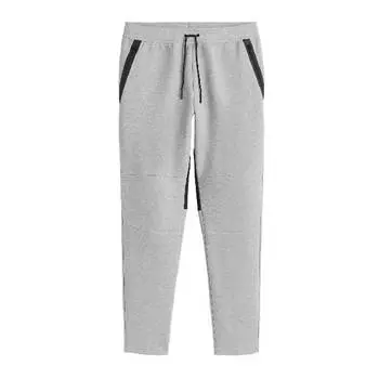 Спортивные джоггеры H&amp;M Sports Joggers in DryMove, светло-серый меланж