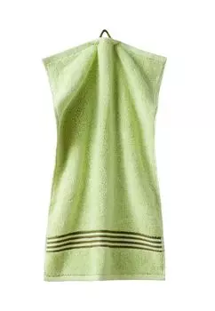 Спортивные гостевые полотенца Grace Grand Spa с контрастной каймой темно-зеленого/светло-зеленого цвета, один размер