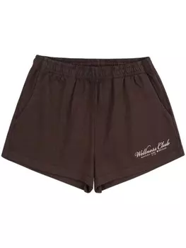 Спортивные и богатые хлопковые шорты 1800 Health Sporty & Rich, коричневый