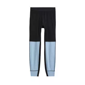 Спортивные колготки H&amp;M Wool Blend Underwear, черный/голубой