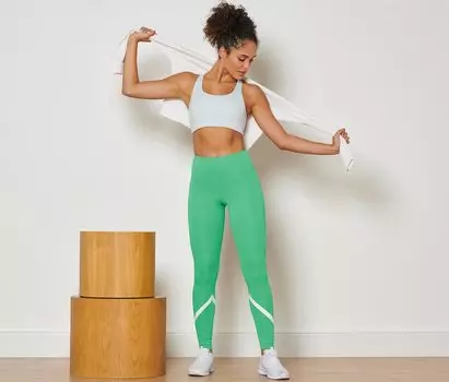 Спортивные колготки Tchibo, зеленый