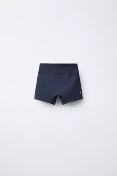 Спортивные короткие леггинсы ZARA, синий