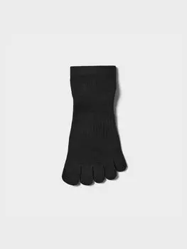 Спортивные короткие носки Uniqlo, черный