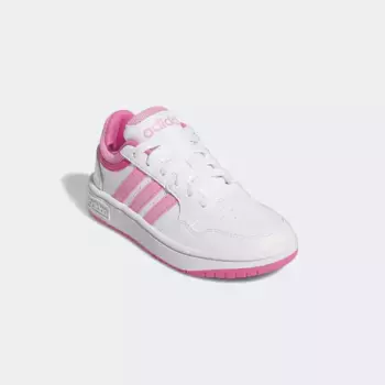 Спортивные кроссовки adidas "HOOPS" Adidas Sportswear, цвет Cloud White / Bliss Pink / Pulse Magenta