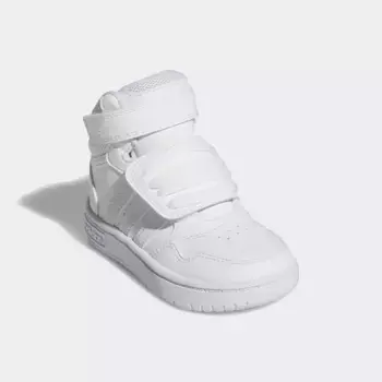 Спортивные кроссовки adidas "HOOPS MID" Adidas Sportswear, цвет Cloud White / Cloud White / Cloud White