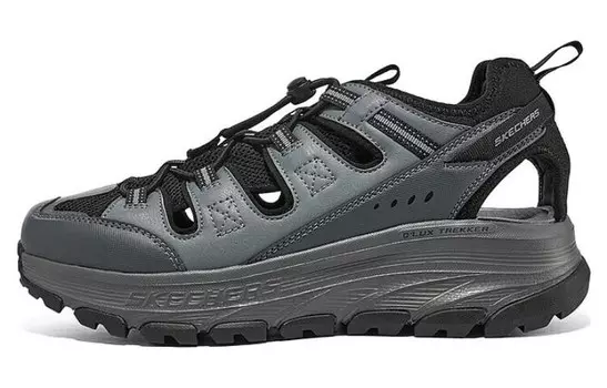 Спортивные кроссовки для речного треккинга мужские серые/черные Skechers