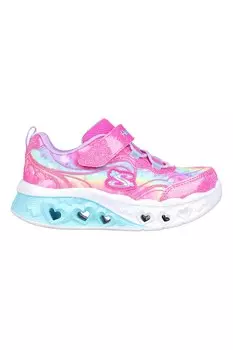 Спортивные кроссовки Flutter Heart Lights с эффектом блесток Skechers, лавандовый