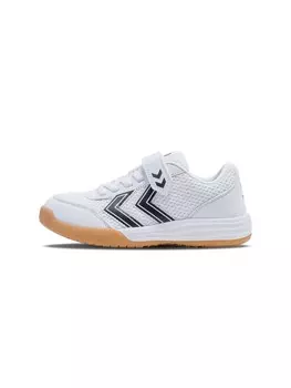 Спортивные кроссовки Hummel Klettverschluss Indoor Shoe Multiplay Flex Handball Kinder, цвет WHITE/BLACK