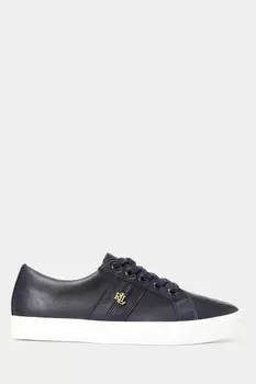 Спортивные кроссовки Janson II из кожи наппа Lauren Ralph Lauren, синий