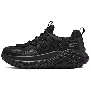 Спортивные кроссовки мужские низкие черные Skechers
