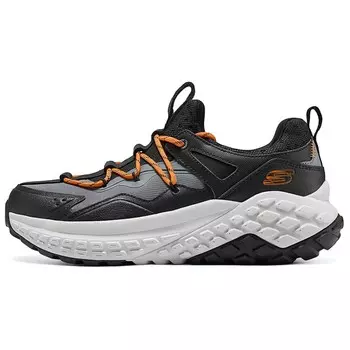Спортивные кроссовки мужские с низким верхом черные/угольные Skechers