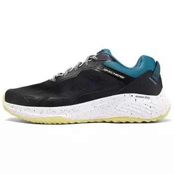 Спортивные кроссовки мужские с низким верхом черные/многоцветные Skechers