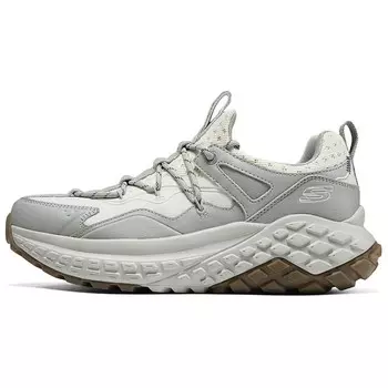 Спортивные кроссовки мужские с низким верхом молочно-белые Skechers