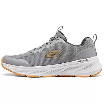 Спортивные кроссовки мужские с низким верхом серые/оранжевые Skechers