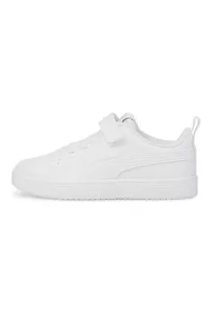 Спортивные кроссовки Rickie AC из экокожи на липучке Puma, белый