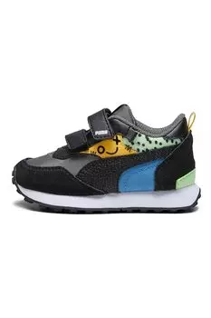 Спортивные кроссовки Rider FV Mix Match на замше Puma, зеленый