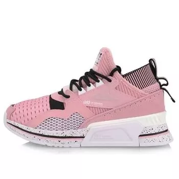 Спортивные кроссовки (WMNS) Li-Ning 001 T1000 No Boundry Mid 'Pink Black', красный