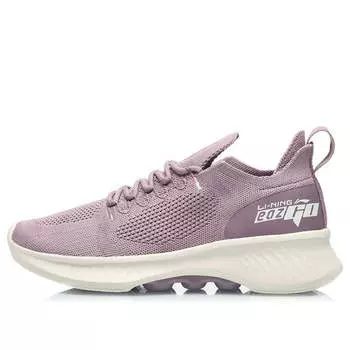 Спортивные кроссовки (WMNS) Li-Ning Eazgo 'Taupe Purple', серый
