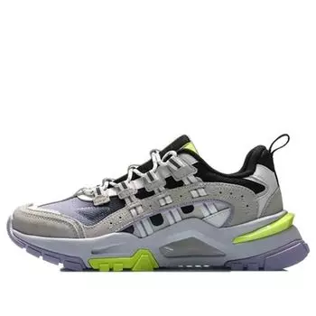 Спортивные кроссовки (WMNS) Li-Ning Reverses 'Grey Neon Yellow', белый