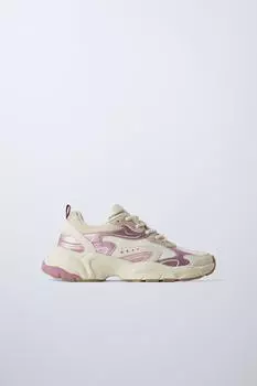 Спортивные кроссовки ZARA, розовый