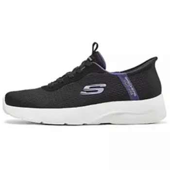Спортивные кроссовки женские с низким верхом черного цвета Skechers