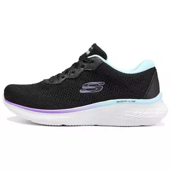 Спортивные кроссовки женские с низким верхом, черные/многоцветные Skechers