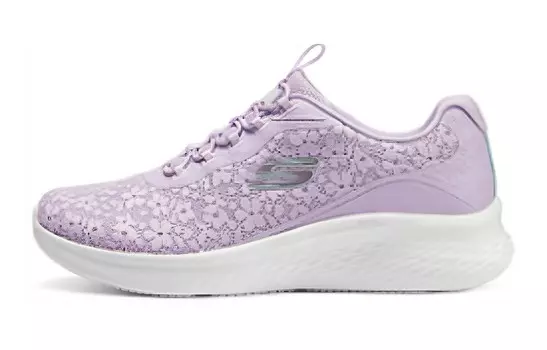 Спортивные кроссовки женские с низким верхом фиолетовые Skechers