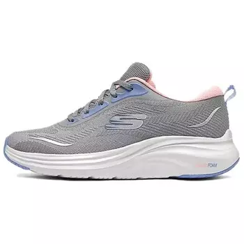 Спортивные кроссовки женские с низким верхом серые/разноцветные Skechers