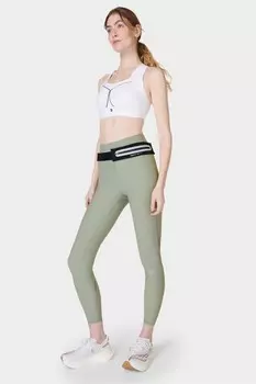 Спортивные леггинсы Aerial Core Sweaty Betty, зеленый