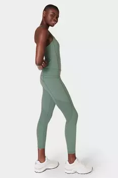 Спортивные леггинсы Aerial Core Sweaty Betty, зеленый