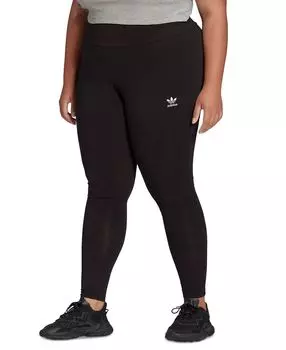 Спортивные леггинсы больших размеров adidas, черный