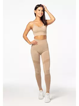 Спортивные леггинсы Carpatree Trainings Vibe, бежевый