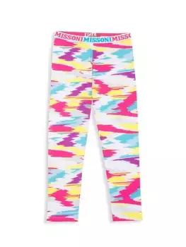 Спортивные леггинсы для девочек Missoni, мультиколор