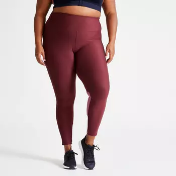 Спортивные леггинсы Domyos, цвет bordeaux/violett/perlrosa