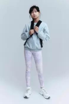 Спортивные леггинсы Drymove H&M, фиолетовый