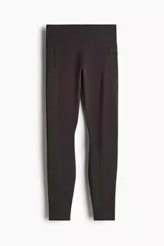 Спортивные леггинсы drymove с карманами H&M, коричневый