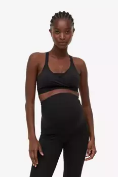 Спортивные леггинсы H&M, черный