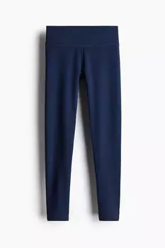 Спортивные леггинсы из драймува H&M, синий