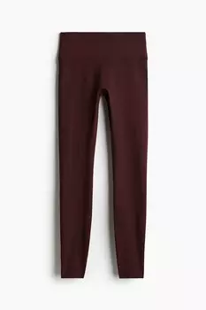 Спортивные леггинсы из материала softmove H&M, красный